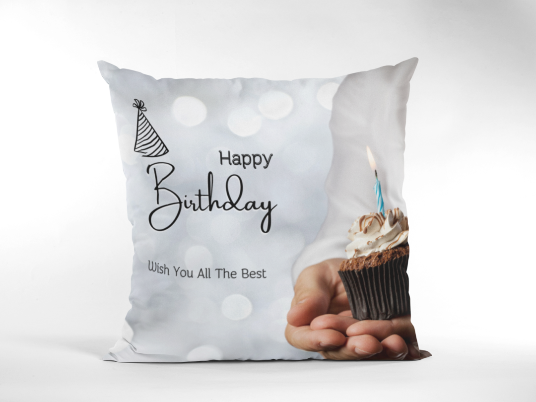 Gifts Crux Happy Birthday Printed Cushion