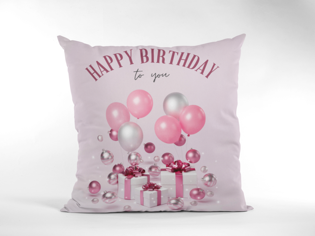 Gifts Crux Happy Birthday Printed Cushion